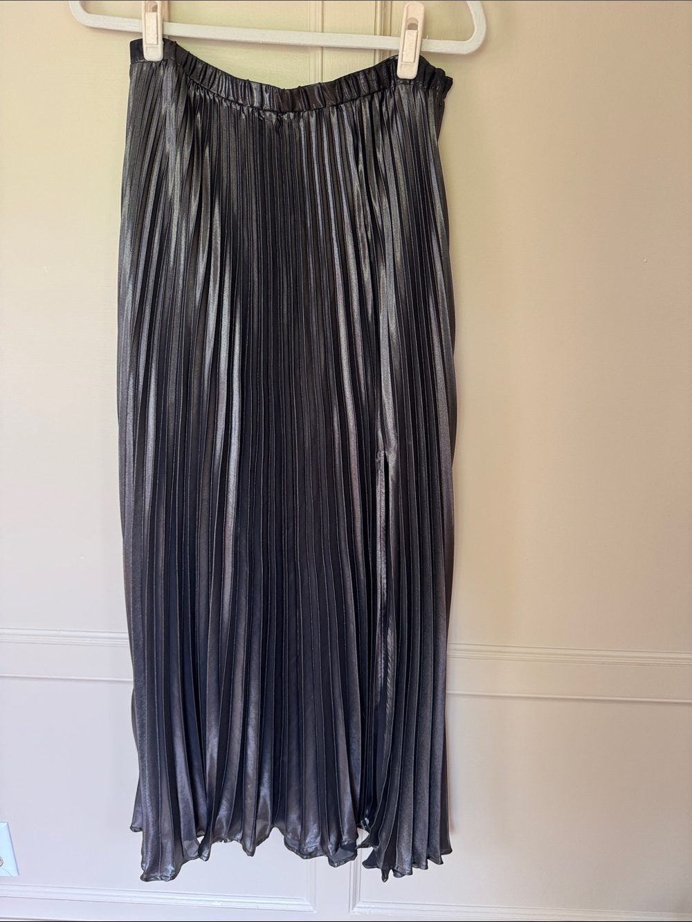 By Anthropologie Pleated Shine Skirt
